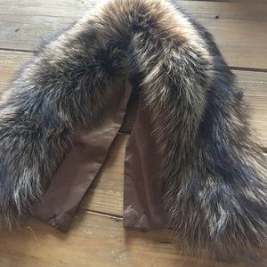 Real fur for collar
